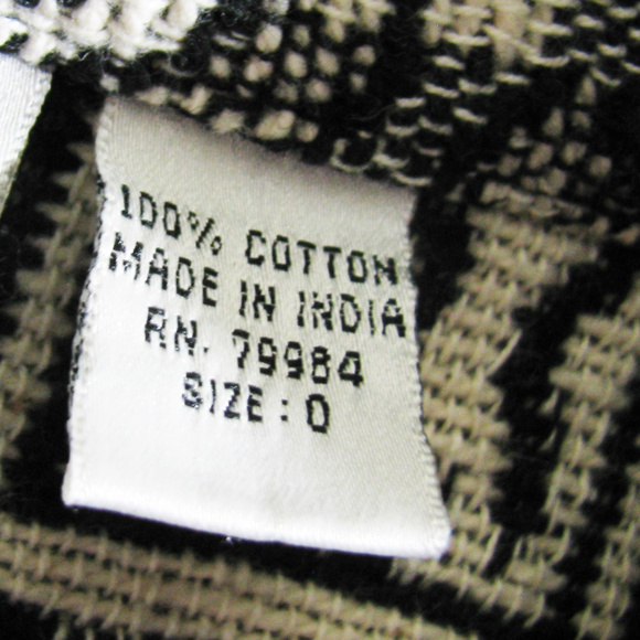 CHICO's DESIGN AZTEC Tapestry Jacket Sz 0 - Picture 7 of 8